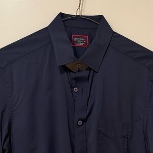 UNTUCKit Dark Blue Dress Shirt - Medium Slim Fit